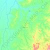 Nova Crixás topographic map, elevation, terrain