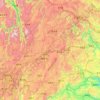 曲靖市 topographic map, elevation, terrain