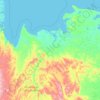 Ust-Yansky Ulus topographic map, elevation, terrain