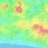 Cianjur topographic map, elevation, terrain