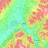 Chita topographic map, elevation, terrain