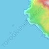Cocos Island topographic map, elevation, terrain