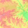 Lexington County topographic map, elevation, terrain