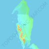 Buka topographic map, elevation, terrain