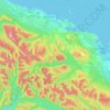 Area C (Arrowsmith-Benson) topographic map, elevation, terrain