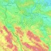 Una topographic map, elevation, terrain