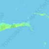 East Grand Bahama topographic map, elevation, terrain
