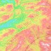 Snåsa topographic map, elevation, terrain
