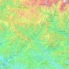 Baglung topographic map, elevation, terrain