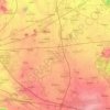 Wiedemar topographic map, elevation, terrain