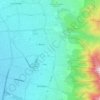 La Reina topographic map, elevation, terrain