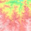 Victor Khanye Ward 9 topographic map, elevation, terrain