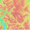 E.C. Manning Provincial Park topographic map, elevation, terrain