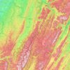 Shavers Fork topographic map, elevation, terrain