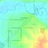 Flandreau topographic map, elevation, terrain