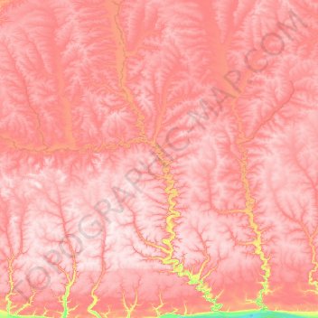 Марха topographic map, elevation, terrain