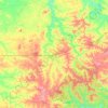 Metcalfe County topographic map, elevation, terrain