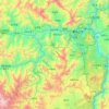 Renhe District topographic map, elevation, terrain