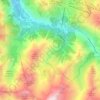 Vénosc topographic map, elevation, terrain