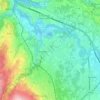 Reignier topographic map, elevation, terrain