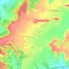 Kilmington topographic map, elevation, terrain