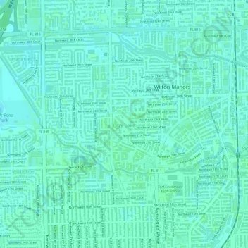Lazy Lake topographic map, elevation, terrain