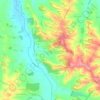 Antras topographic map, elevation, terrain