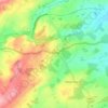 Lyonshall topographic map, elevation, terrain