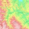 Chanchamayo topographic map, elevation, terrain