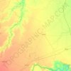 Konch topographic map, elevation, terrain