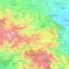 La Vega topographic map, elevation, terrain