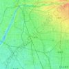 Ichinomiya topographic map, elevation, terrain