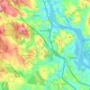 Deep River topographic map, elevation, terrain