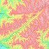 Pandschschir topographic map, elevation, terrain