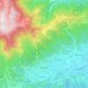 Possagno topographic map, elevation, terrain