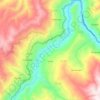Yanas topographic map, elevation, terrain