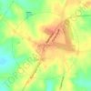 Mitchell topographic map, elevation, terrain