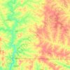 Sissili topographic map, elevation, terrain