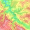 Pockau-Lengefeld topographic map, elevation, terrain
