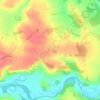 Sicklinghall topographic map, elevation, terrain