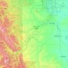 Highwood River topographic map, elevation, terrain