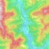 San Pellegrino Terme topographic map, elevation, terrain
