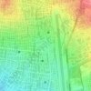Virunga topographic map, elevation, terrain