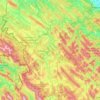 Турківський район topographic map, elevation, terrain