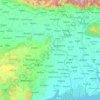 Bengala Occidentale topographic map, elevation, terrain
