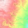 Bounoura topographic map, elevation, terrain