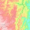 Santa Rosa da Serra topographic map, elevation, terrain