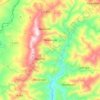 Benalauría topographic map, elevation, terrain