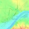 Keosauqua topographic map, elevation, terrain