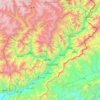 Kunar topographic map, elevation, terrain